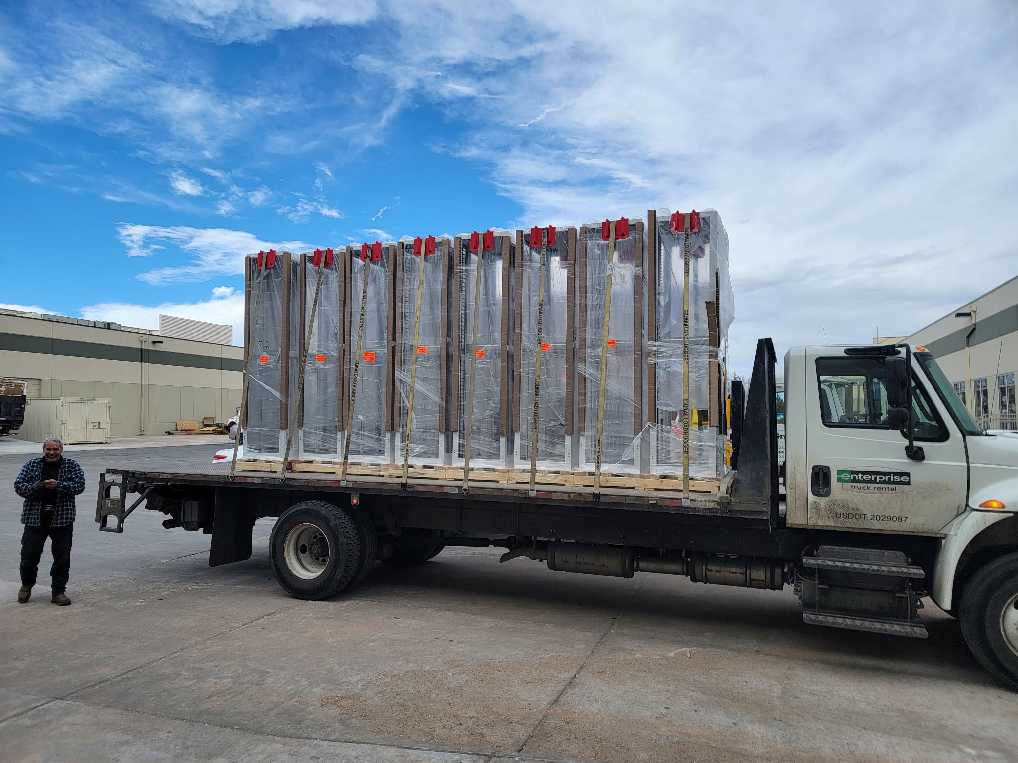 Rack Shipments Arriving